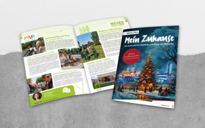 Unsere Mieterzeitschrift „Mein Zuhause“ unterwegs in Ihre Briefkästen!