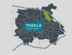 Bezugsfertige 3-Raumwohnung in Thekla - Stadtteilkarte