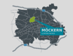 Frisch sanierte 3-Raumwohnung in Möckern - Stadtteilkarte